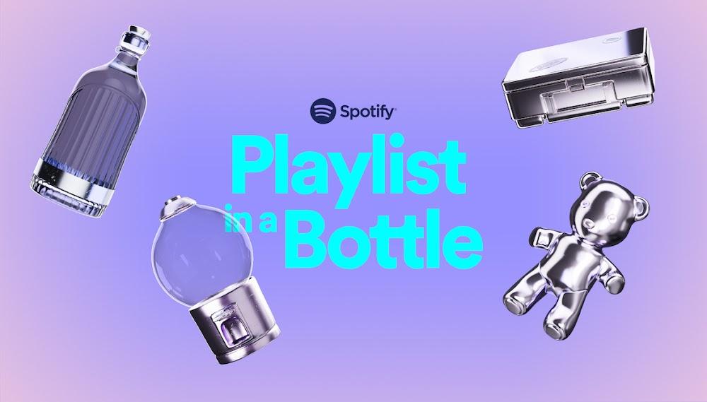 Spotify launches new 'playlist in bottle' music feature