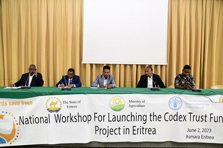 Ministry of Agriculture Conducts a National Workshop for Launching Codex Trust Fund Project in Eritrea