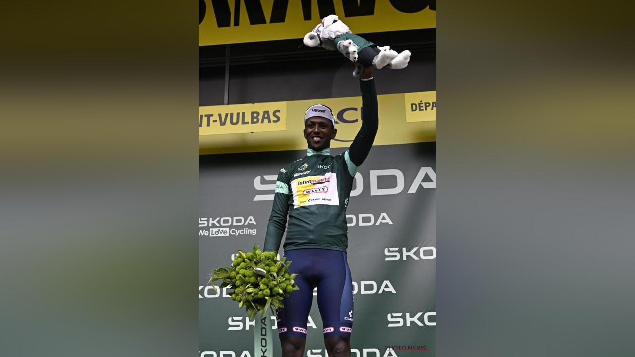 Biniam Girmay Takes the Green Jersey Biniam Girmay Takes the Green Jersey