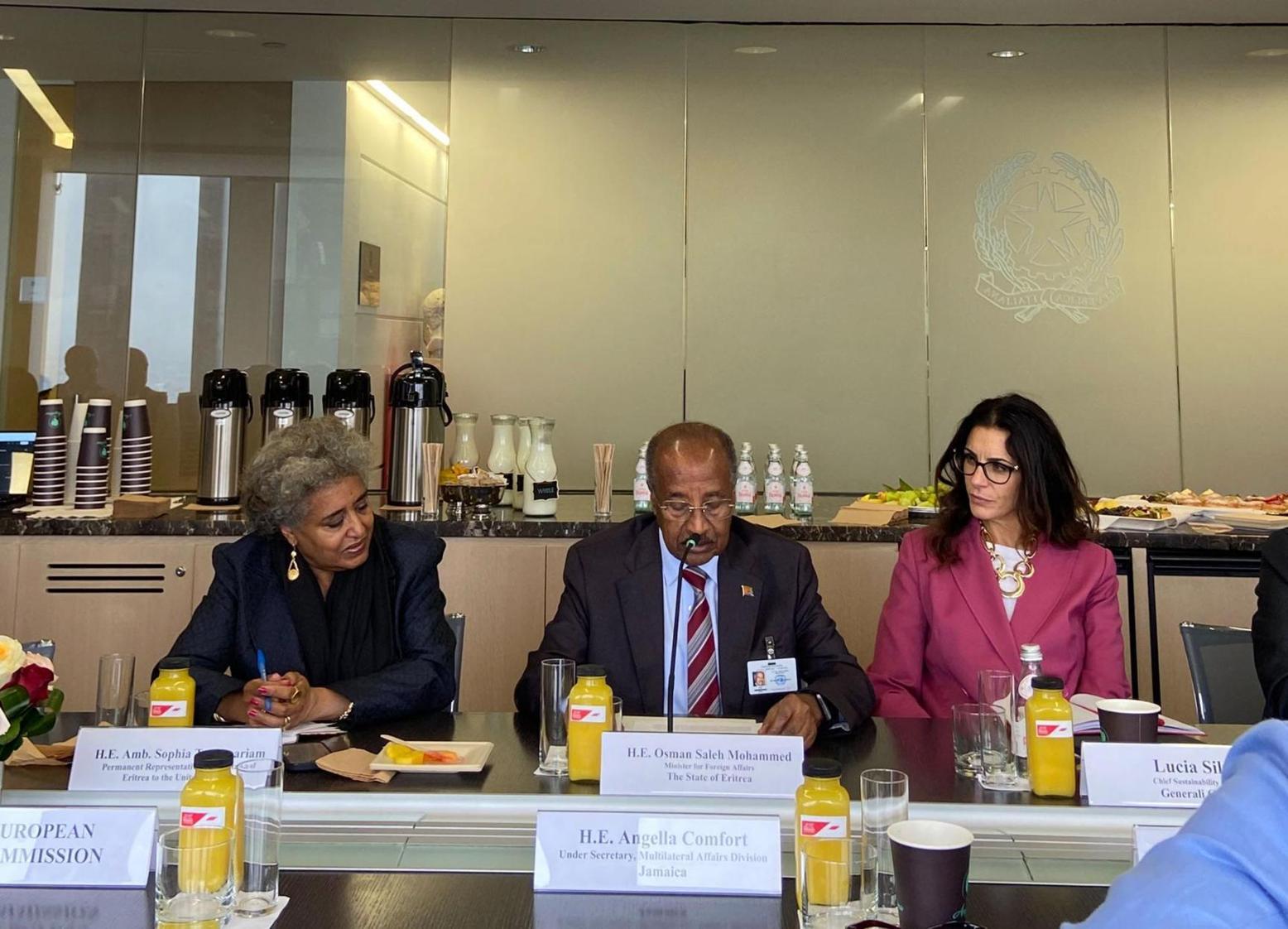 Brief Intervention by Minister Osman Saleh at High-Level Event on “Strengthening Smes for a Climate-Resilient Tomorrow” Brief Intervention by Minister Osman Saleh at High-Level Event on “Strengthening Smes for a Climate-Resilient Tomorrow”