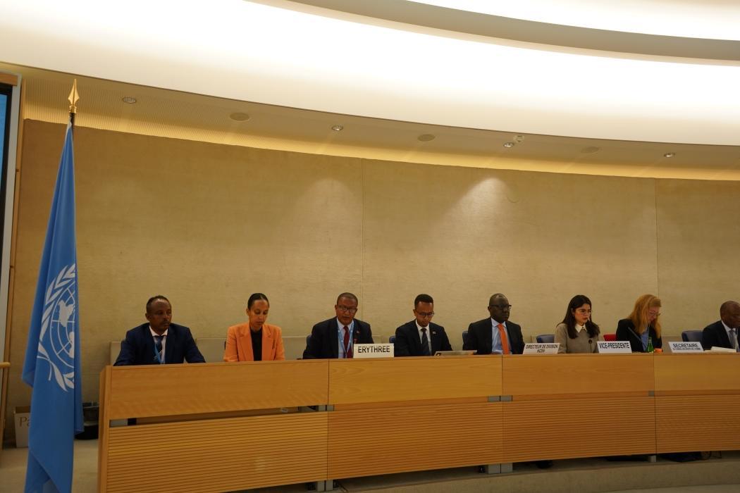 Eritrea’S Opening Statement during the Consideration and Adoption of the Universal Periodic Review Outcomes 26 September Eritrea’S Opening Statement during the Consideration and Adoption of the Universal Periodic Review Outcomes 26 September