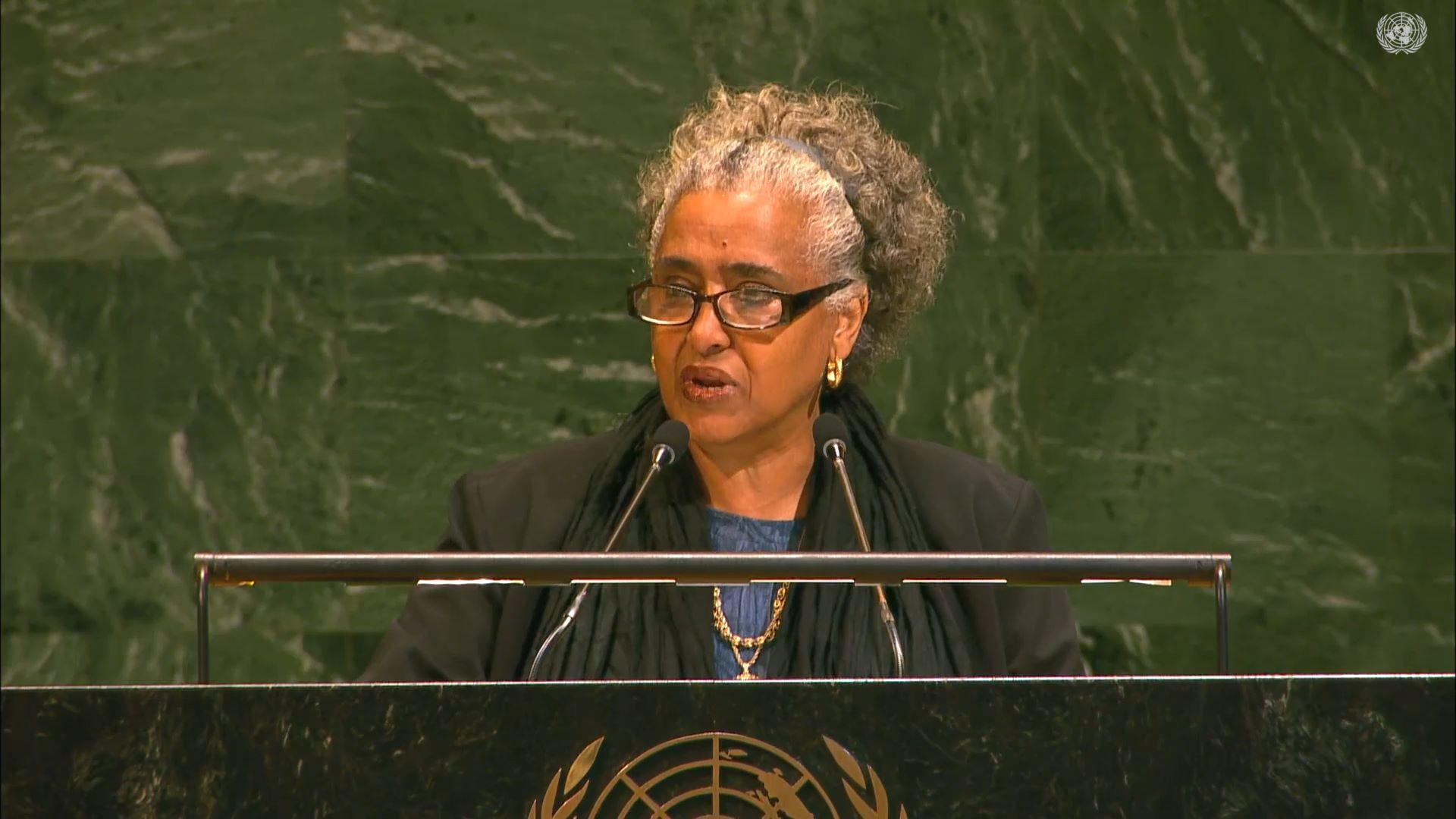Draft Statement by H.E. Sophia Tesfamariam Permanent Representative of the State of Eritrea to the United Nations Draft Statement by H.E. Sophia Tesfamariam Permanent Representative of the State of Eritrea to the United Nations