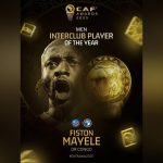 Fiston Mayele Wins CAF Men’s Interclub Player of the Year Fiston Mayele Wins CAF Men’s Interclub Player of the Year