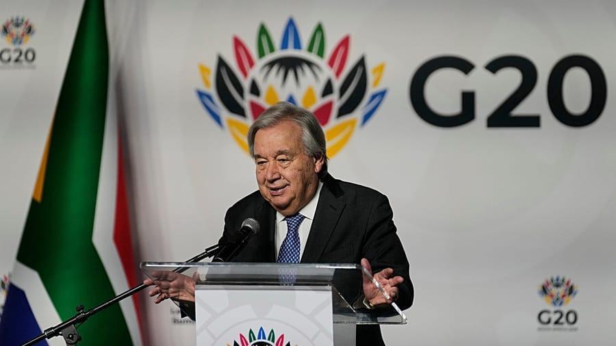 UN Chief Calls on G20 Leaders to Tackle Trade Inequalities UN Chief Calls on G20 Leaders to Tackle Trade Inequalities