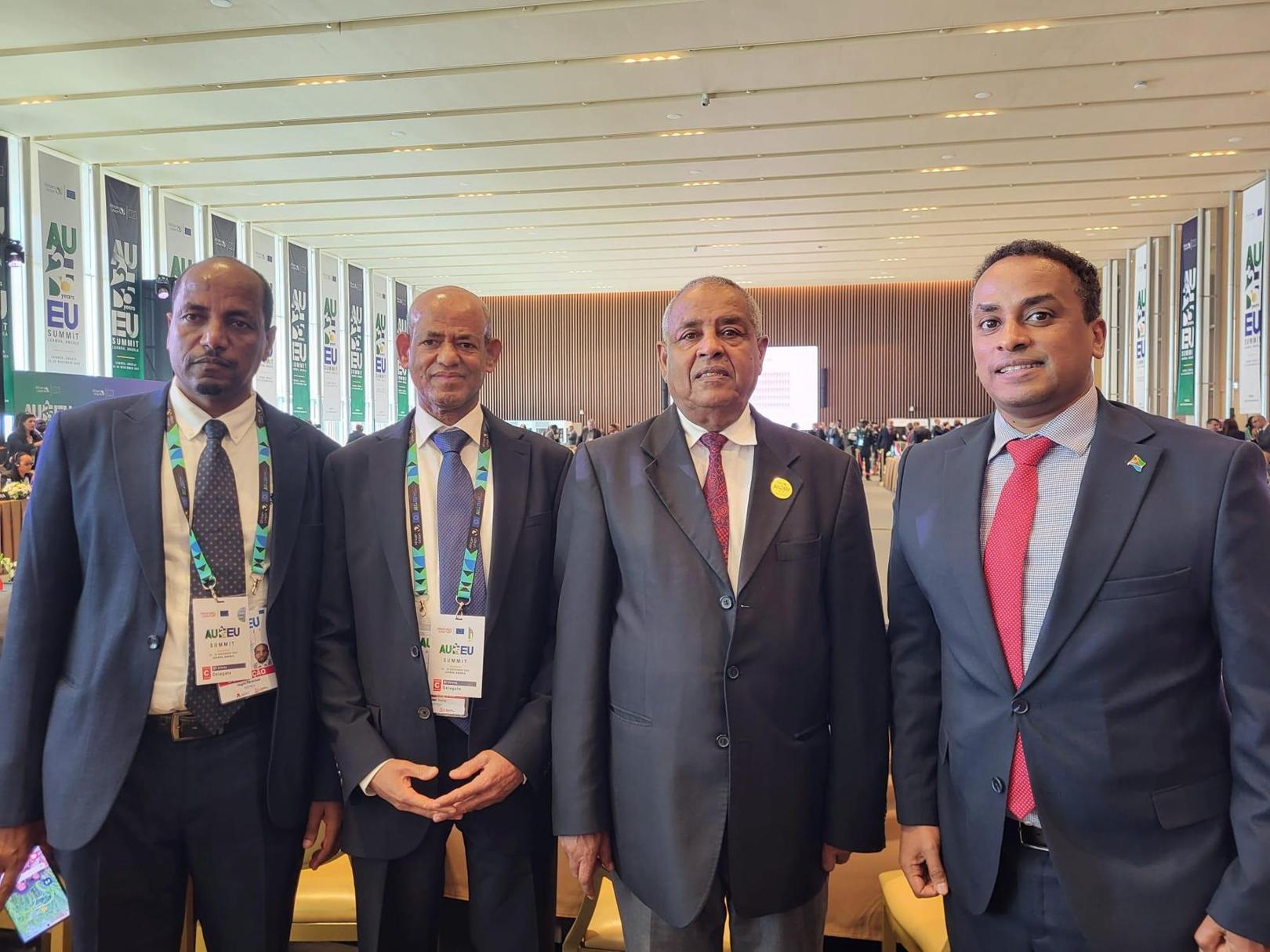 Ambassador Salih Omar Abdu at 7th AU–EU Summit Ambassador Salih Omar Abdu at 7th AU–EU Summit