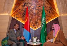 President Isaias Meets Crown Prince Mohammed Bin Salman President Isaias Meets Crown Prince Mohammed Bin Salman