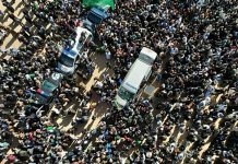 Thousands attend funeral of slain son of Muammar Gaddafi Thousands attend funeral of slain son of Muammar Gaddafi