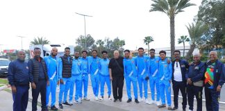 Eritrea’s Football National Team arrived in Morocco Eritrea’s Football National Team arrived in Morocco