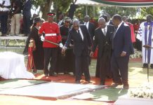 A week after his death, Daniel Moi is buried in Kabarak