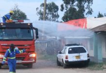 Sugar miller fumigates Kakamega to curb coronavirus spread