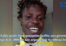 Eko Dydda speaks from quarantine facility, says government charges Ksh. 2000 per day