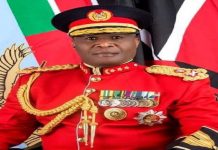 General Kibochi sworn in as new Chief of Kenya Defence Forces