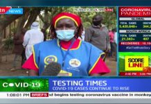 KENYANS CONTINUE TO TURN UP FOR FREE COVID-19 MASS TESTING IN NAIROBI