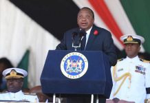 Matiang’i hands Huduma Namba cards to President Uhuru, First Lady Margaret