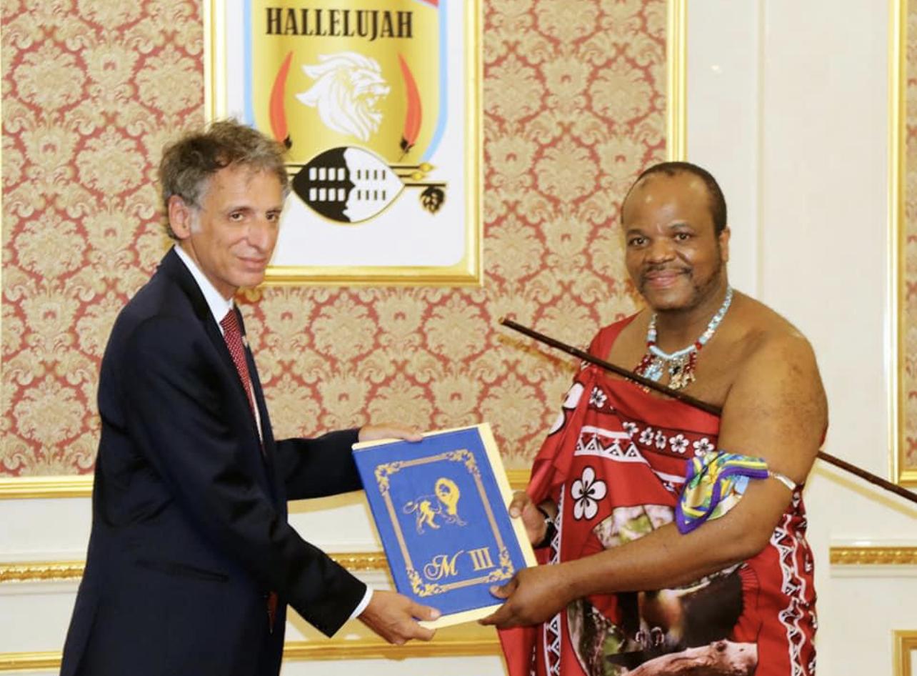 King Mswati welcomes Israel, Germany Ambassadors King Mswati welcomes Israel, Germany Ambassadors