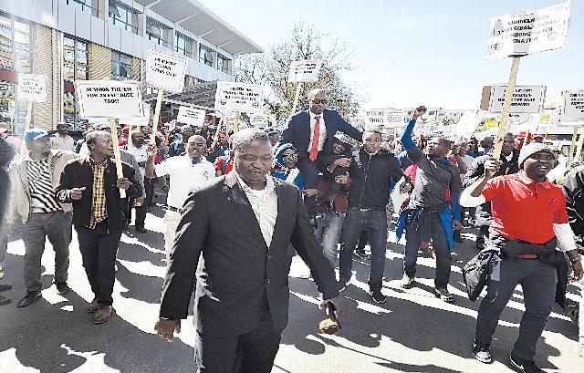 MBONGWA DENIES CHARGES, WALKS OUT OF MEETING MBONGWA DENIES CHARGES, WALKS OUT OF MEETING