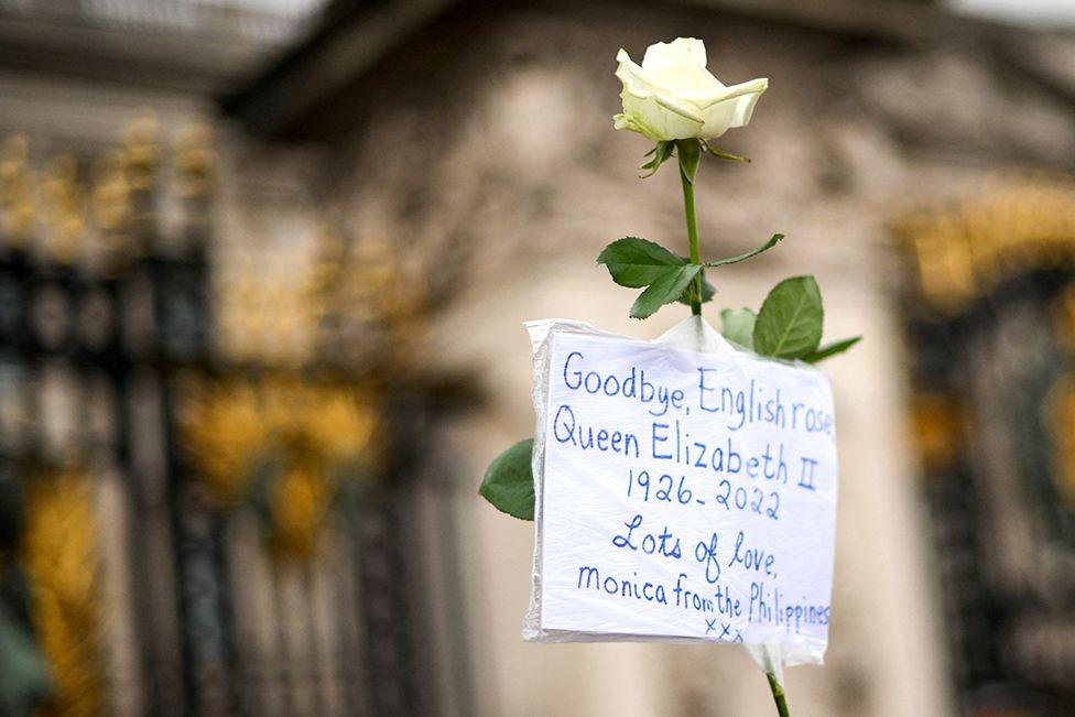 In pictures: Tears and tributes for Queen across UK
