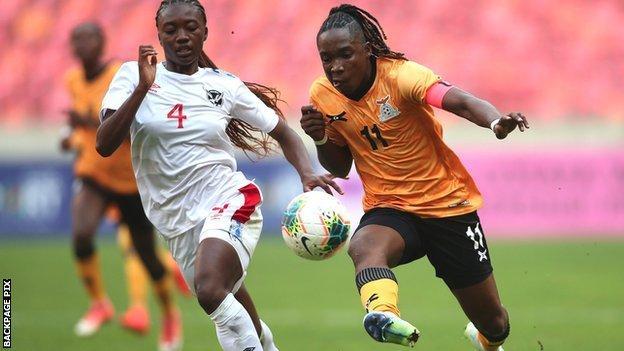 Barbra Banda back 'with a bang' for Zambia after eligibility row Barbra Banda back 'with a bang' for Zambia after eligibility row