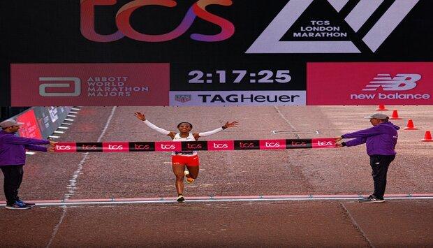 Yalemzerf Yehualaw Becomes Youngest London Marathon Winner Yalemzerf Yehualaw Becomes Youngest London Marathon Winner