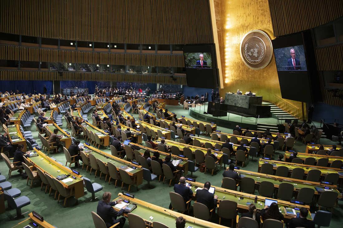 Broad UN condemnation of Russian 'illegal annexations' in Ukraine Broad UN condemnation of Russian 'illegal annexations' in Ukraine