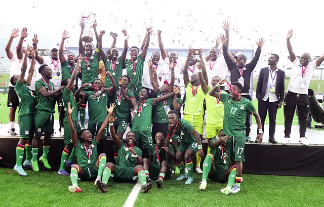 ZAMBIA CROWNED COSAFA UNDER- 20 CHAMPS ZAMBIA CROWNED COSAFA UNDER- 20 CHAMPS