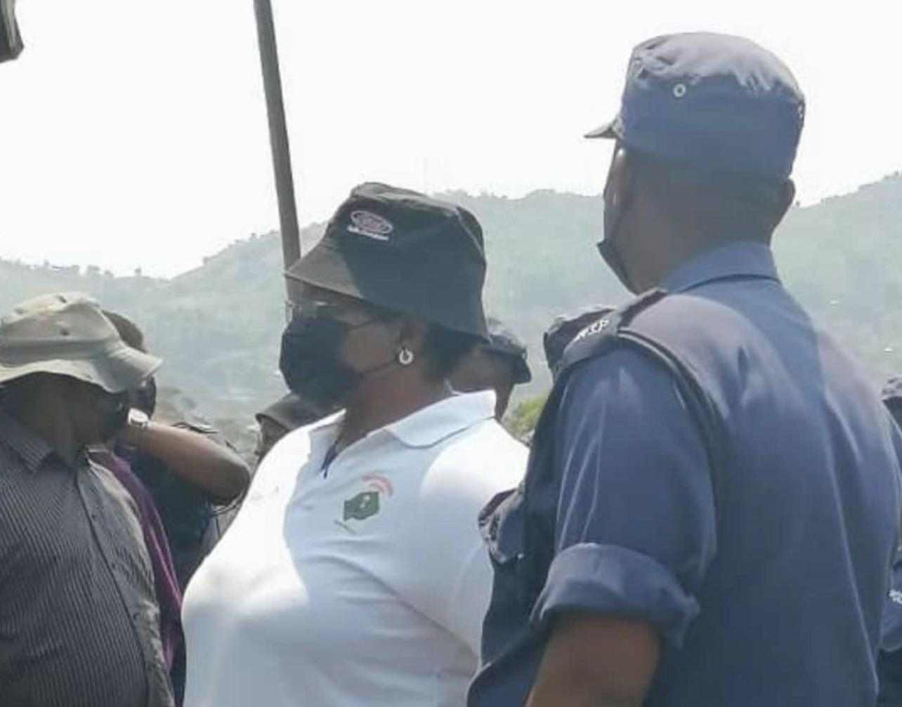 Sergeant Dumsile Khumalo who led police officers in a historic protest faces dismissal Sergeant Dumsile Khumalo who led police officers in a historic protest faces dismissal