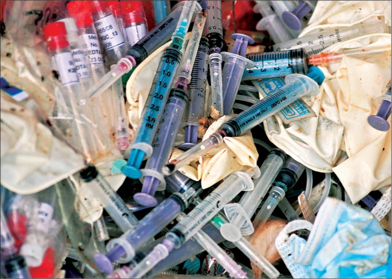 GOVT CRACKSDOWN ON MEDICAL WASTE CRIME GOVT CRACKSDOWN ON MEDICAL WASTE CRIME