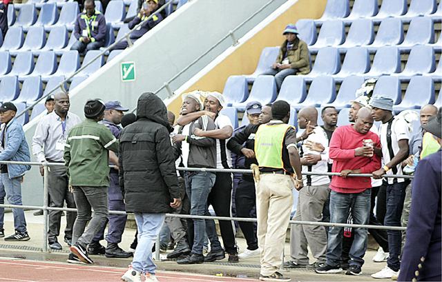 BULL FANS BAY FOR REFEREE’S BLOOD BULL FANS BAY FOR REFEREE’S BLOOD