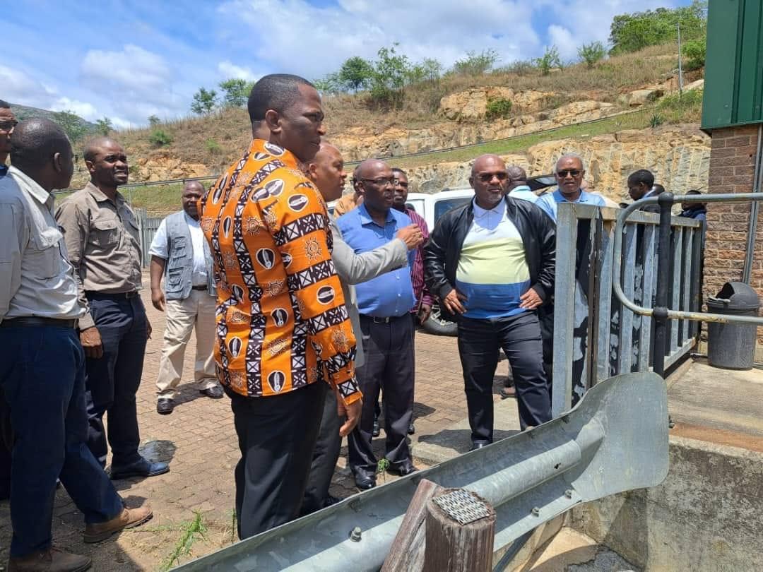 Acting Natural Resources Minister Jabulani Mabuza leads Mozambican counterpart in touring Maguga Dam Acting Natural Resources Minister Jabulani Mabuza leads Mozambican counterpart in touring Maguga Dam