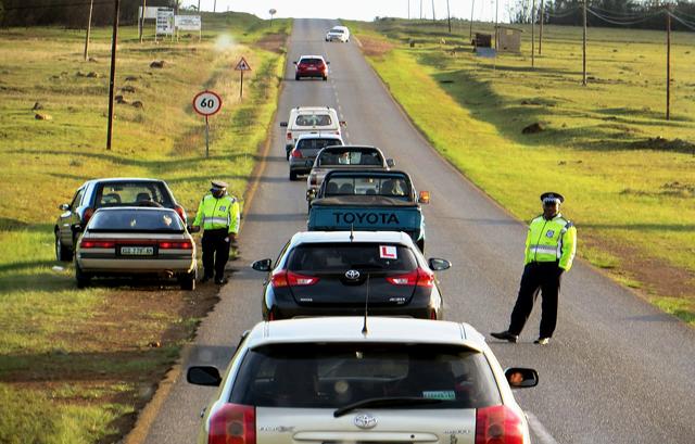 STOP AT ROADBLOCKS, WARNS POLICE STOP AT ROADBLOCKS, WARNS POLICE