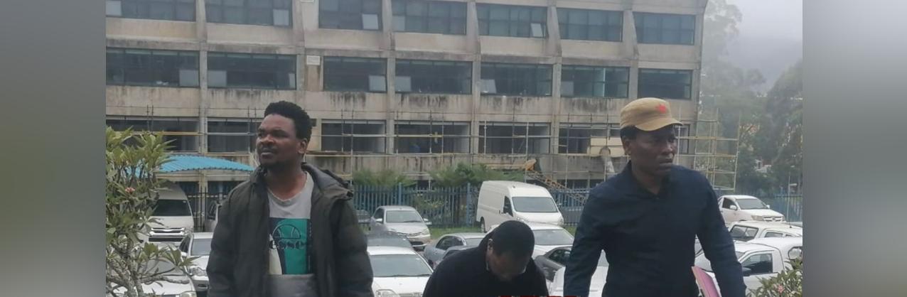 Public transport workers union boss Sticks Nkambule summoned by National Commissioner ahead of shutdown, cops harass family Public transport workers union boss Sticks Nkambule summoned by National Commissioner ahead of shutdown, cops harass family
