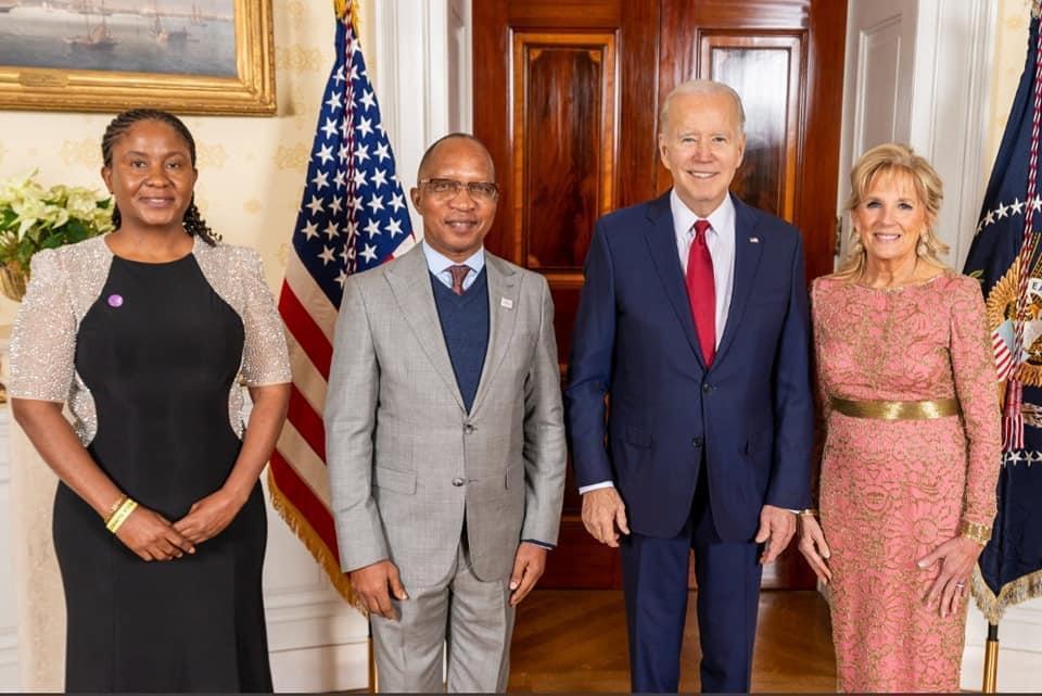 Eswatini Prime Minister Cleopas Dlamini meets US President Joe Biden ...