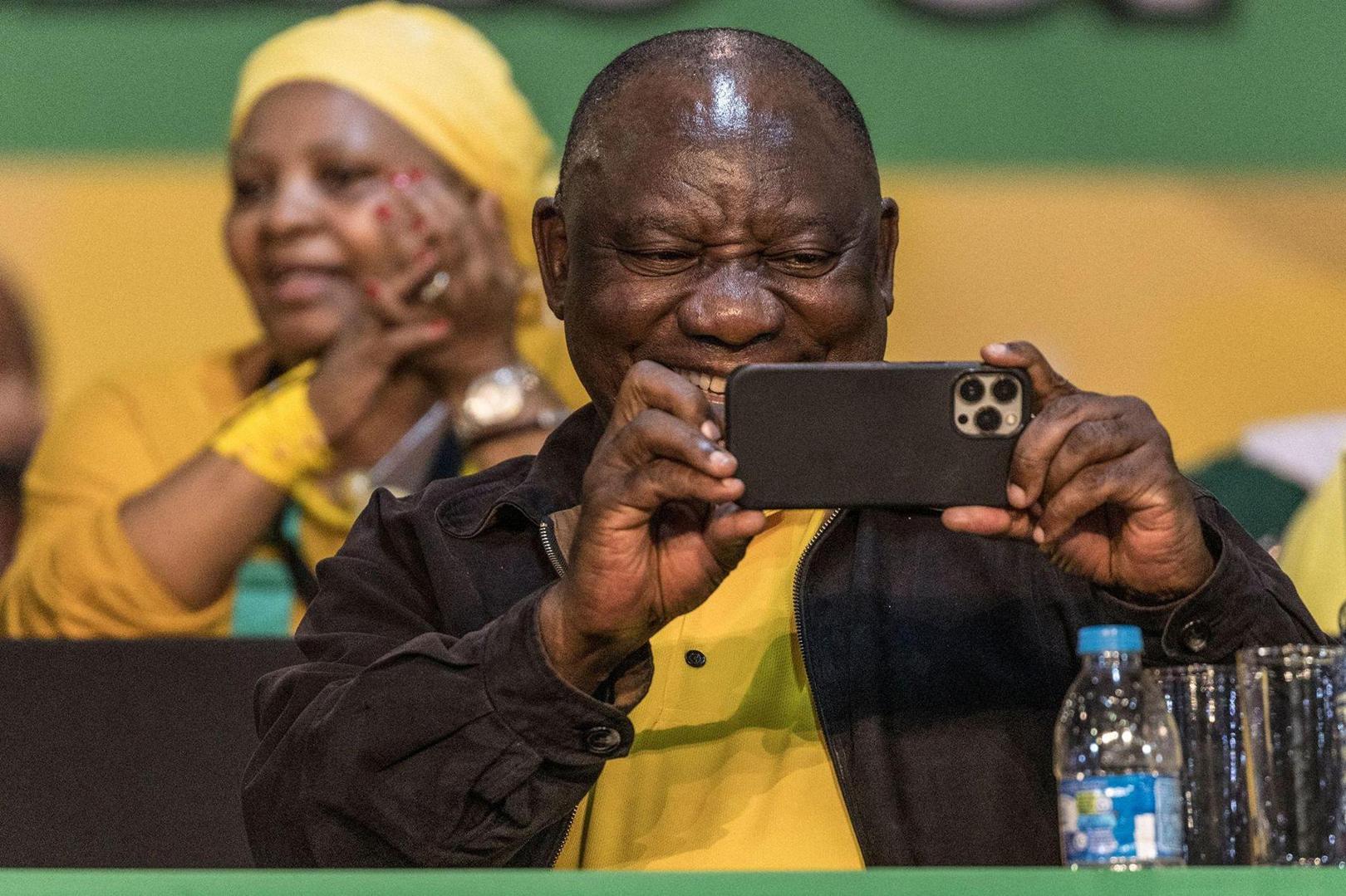 RAMAPHOSA WINS 2ND TERM AS ANC LEADER RAMAPHOSA WINS 2ND TERM AS ANC LEADER