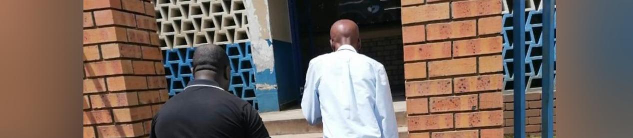 Lawyer accompanies Students President Colani Maseko to Manzini Police Station to report State plot to assassinate him Lawyer accompanies Students President Colani Maseko to Manzini Police Station to report State plot to assassinate him