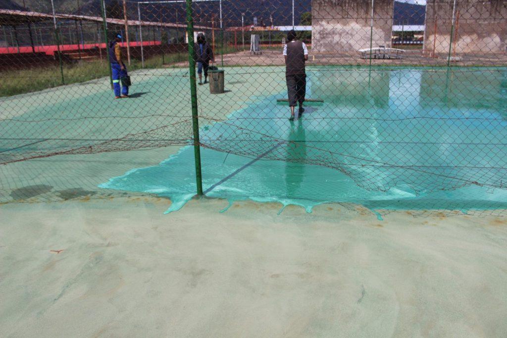 Facelift for Olymp Africa Centre courts Facelift for Olymp Africa Centre courts