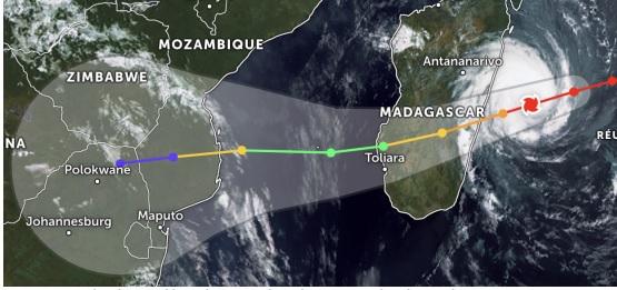 Cyclone Freddy could extend to Eswatini Cyclone Freddy could extend to Eswatini