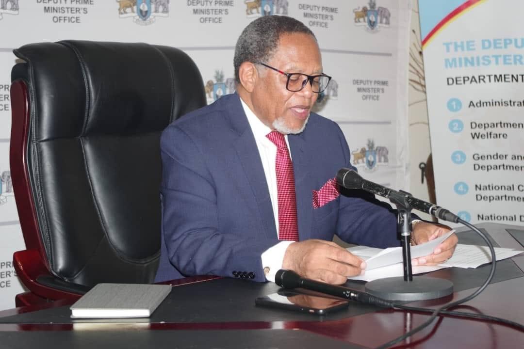 Deputy Prime Minister Themba Masuku announces R8million for Cyclone victims Deputy Prime Minister Themba Masuku announces R8million for Cyclone victims