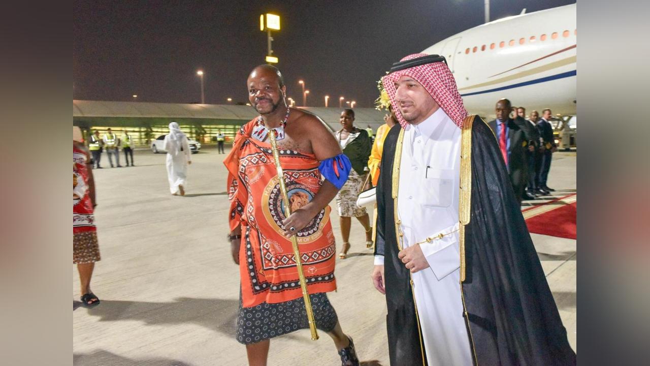 His Majesty arrives safely in Doha His Majesty arrives safely in Doha