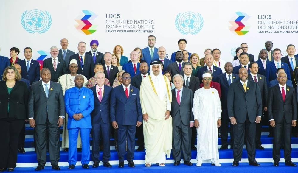 Amir opens Fifth UN Conference on LDCs Amir opens Fifth UN Conference on LDCs