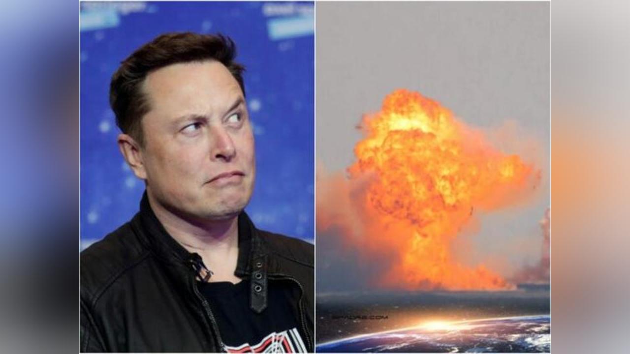 Elon Musk’s Starship explodes prematurely Elon Musk’s Starship explodes prematurely
