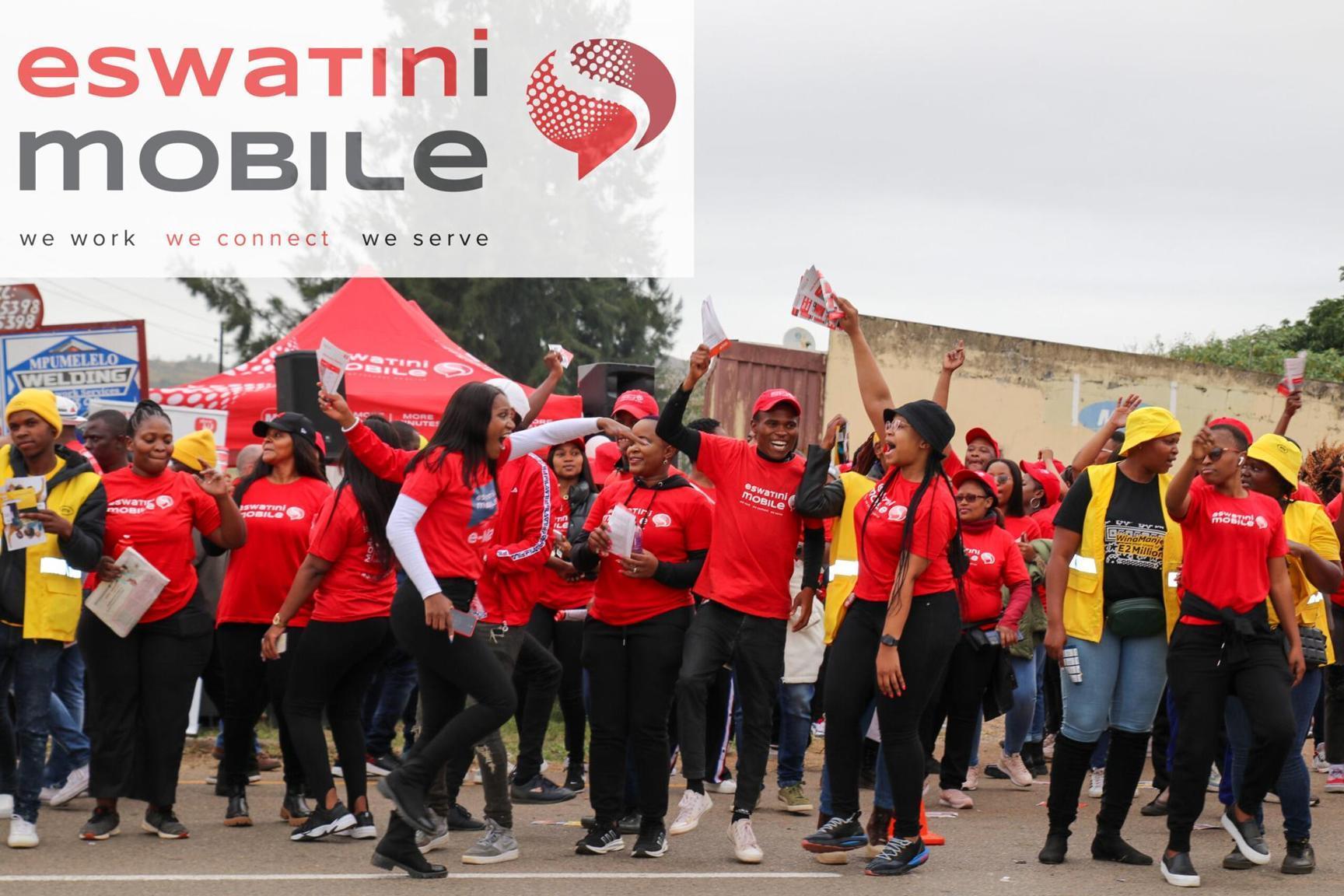 Eswatini Mobile paints Mahlanya red Eswatini Mobile paints Mahlanya red