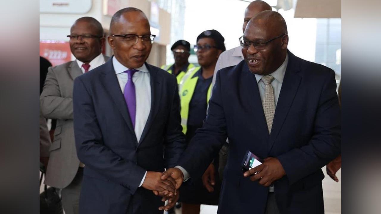 Prime Minister Cleopas Dlamini praises police for arresting alleged Solidarity Forces Commander Thabo Kunene Prime Minister Cleopas Dlamini praises police for arresting alleged Solidarity Forces Commander Thabo Kunene