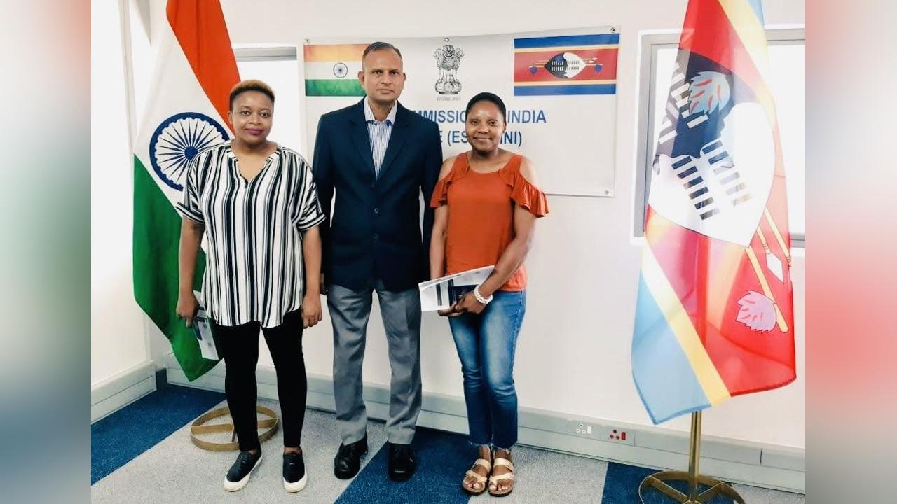 Ex-Prime Minister Sotja Dlamini’S Granddaughter Swazi Observer Journalist Bongiwe to Travel to India on a Familiarization Tour, Meets High Commissioner Ram Prasad Ex-Prime Minister Sotja Dlamini’S Granddaughter Swazi Observer Journalist Bongiwe to Travel to India on a Familiarization Tour, Meets High Commissioner Ram Prasad