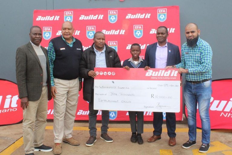 108 YOUNG FOOTBALLERS COMPETE FOR E10,000 BURSARY AT BUILD IT CHAMPS