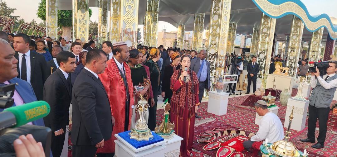 King Attends Turkmenistan Uzbekistan National Day Events