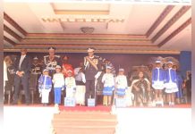 ROYAL POLICE HONOUR THEIR MAJESTIES WITH CATTLE AND CHARITY GIFTS ROYAL POLICE HONOUR THEIR MAJESTIES WITH CATTLE AND CHARITY GIFTS