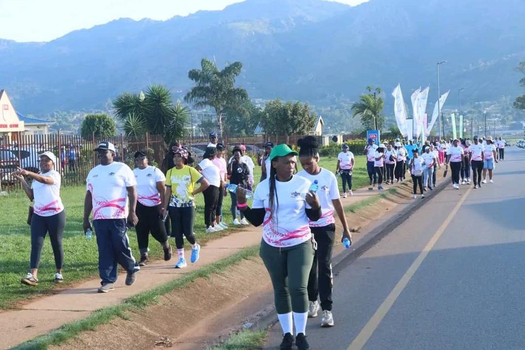THOUSANDS JOIN BREAST CANCER AWARENESS WALK IN LOBAMBA THOUSANDS JOIN BREAST CANCER AWARENESS WALK IN LOBAMBA