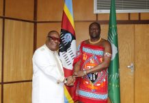 PM Dlamini Meets Archbishop Duncan-Williams before Conference PM Dlamini Meets Archbishop Duncan-Williams before Conference