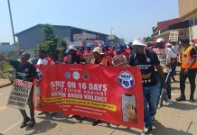 SNAT AND SWALLOWS LEAD NATIONWIDE MARCH AGAINST GBV SNAT AND SWALLOWS LEAD NATIONWIDE MARCH AGAINST GBV