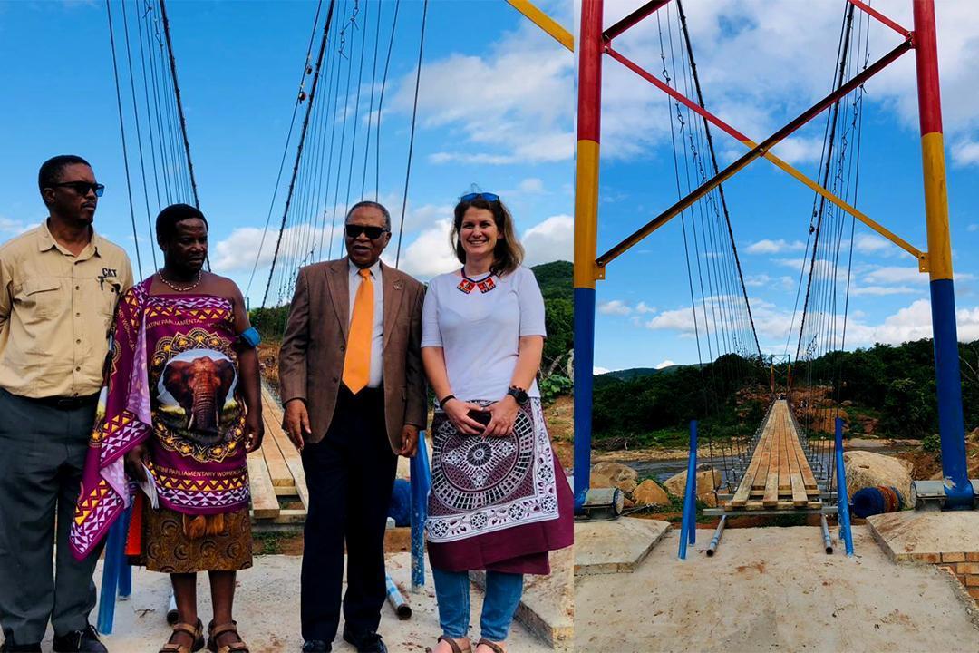 E1.4M FOOTBRIDGE HANDOVER BRINGS JOY TO MKHITSINI E1.4M FOOTBRIDGE HANDOVER BRINGS JOY TO MKHITSINI